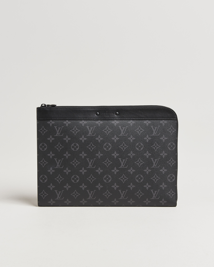 Herren | Louis Vuitton Pre-Owned Pochette Jour Monogram Eclipse | Louis Vuitton Pre-Owned | Pochette Jour Monogram Eclipse