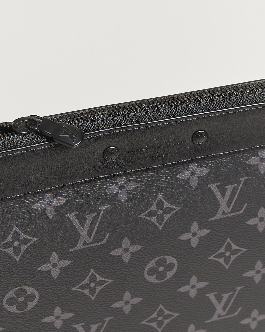 Herren | Louis Vuitton Pre-Owned Pochette Jour Monogram Eclipse | Louis Vuitton Pre-Owned | Pochette Jour Monogram Eclipse