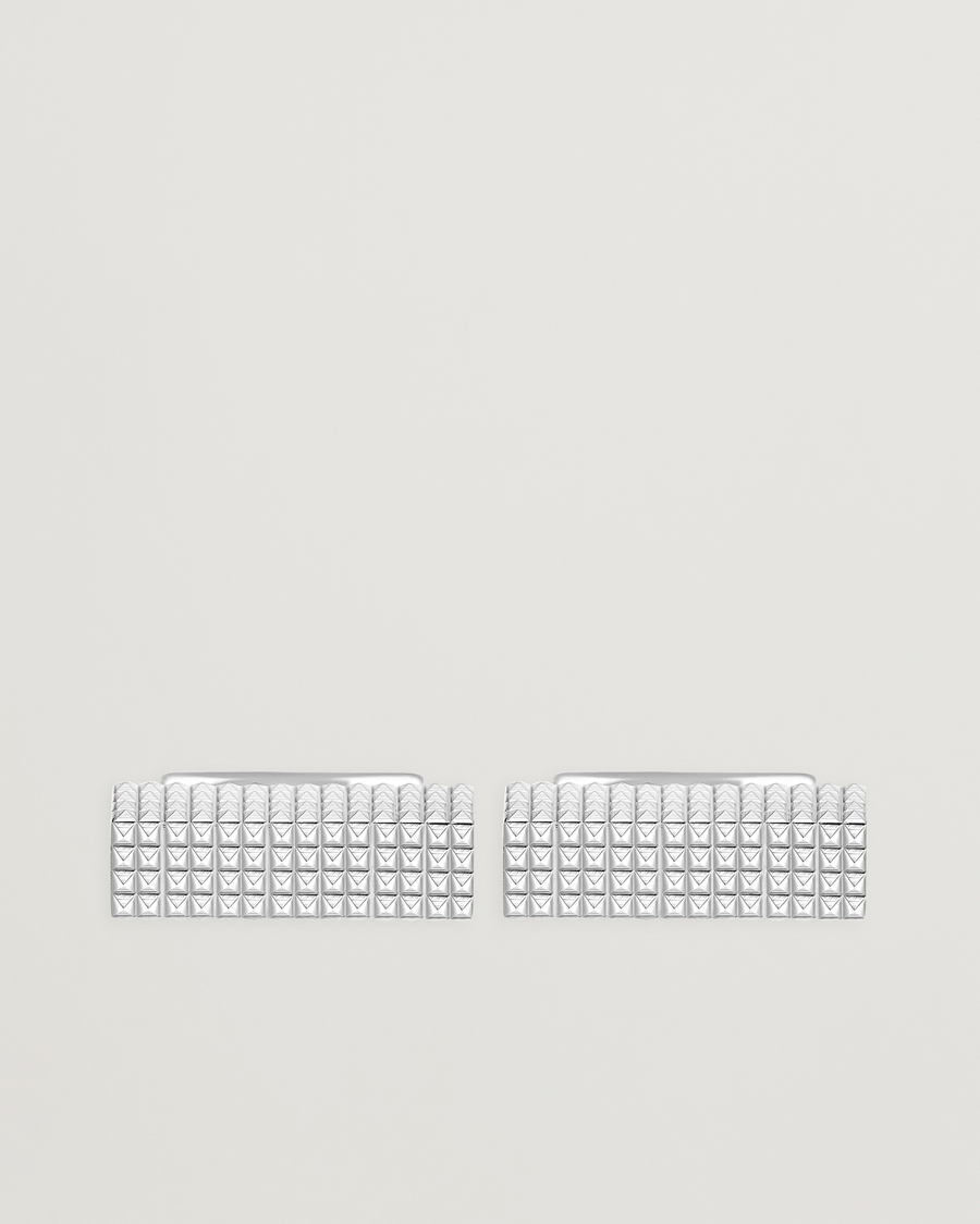 Herren | Manschettenknöpfe | S.T. Dupont | Cufflink Rectangle Diamond Head Silver