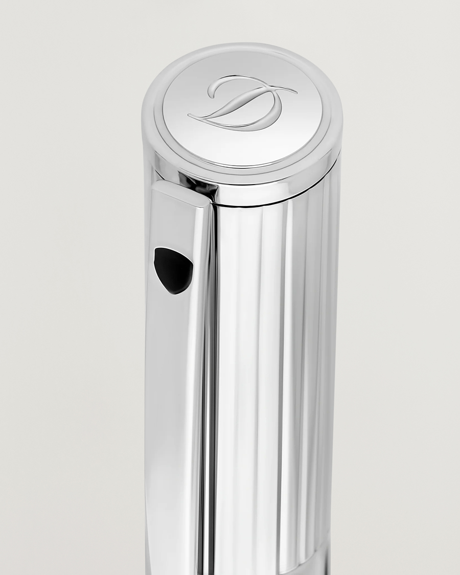 Herren | S.T. Dupont D-Initial Fountain Pen Duo Tone/Chrome | S.T. Dupont | D-Initial Fountain Pen Duo Tone/Chrome