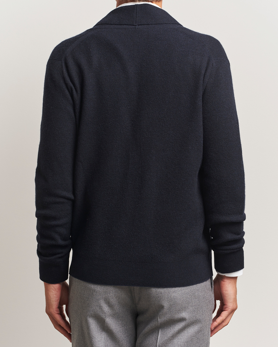 Herren | Pullover | Brioni | Cashmere Shawl Cardigan Navy