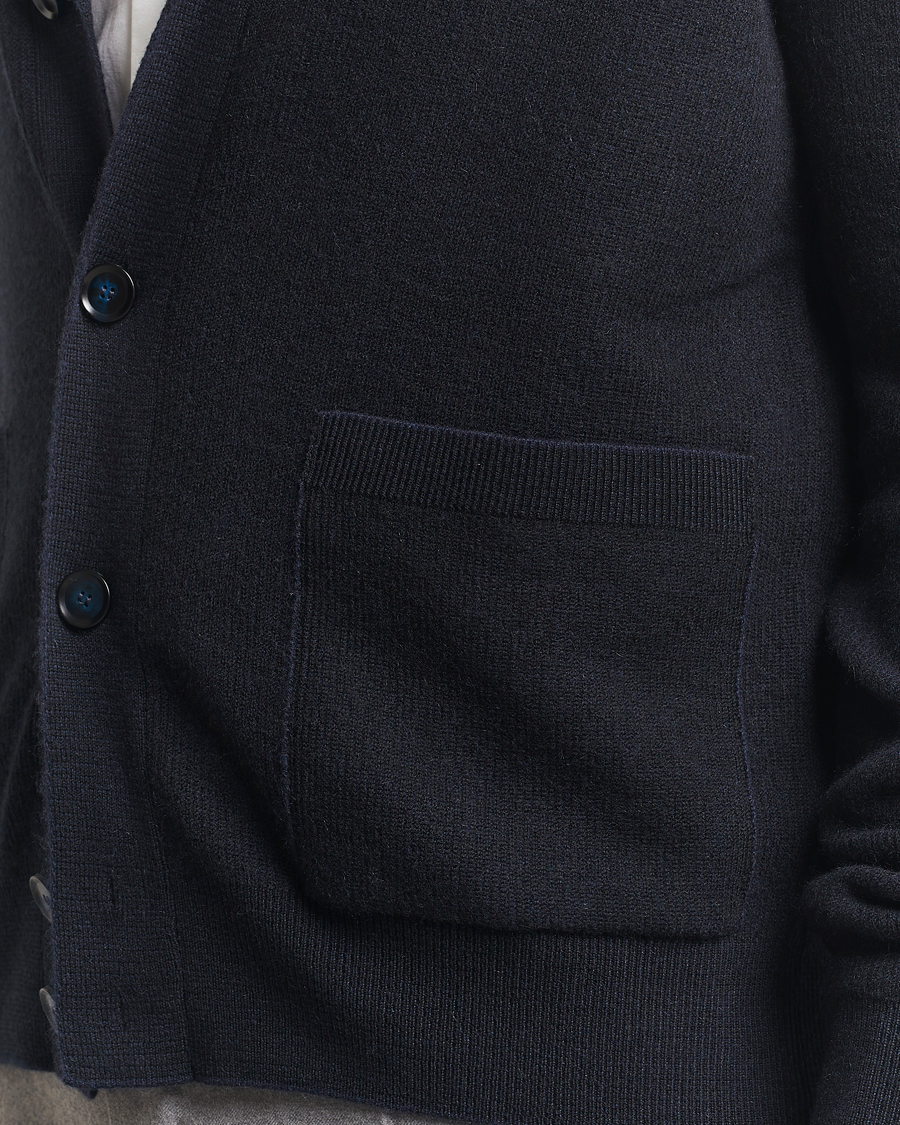 Herren | Pullover | Brioni | Cashmere Shawl Cardigan Navy