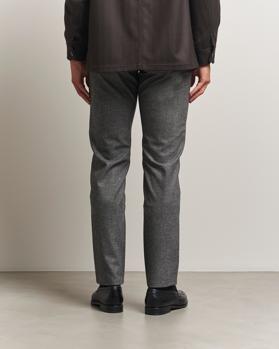 Herren | Hosen | Brioni | 5-Pocket Flannel Pants Grey Melange