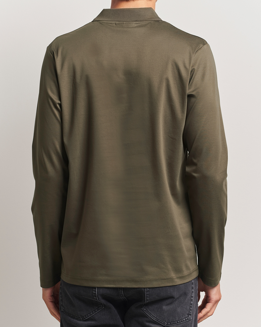 Herren | Poloshirts | NN07 | Paul Long Sleeve Polo Capers Green