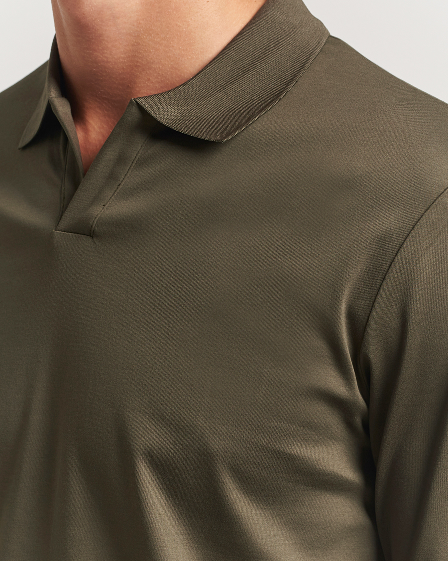 Herren | Poloshirts | NN07 | Paul Long Sleeve Polo Capers Green