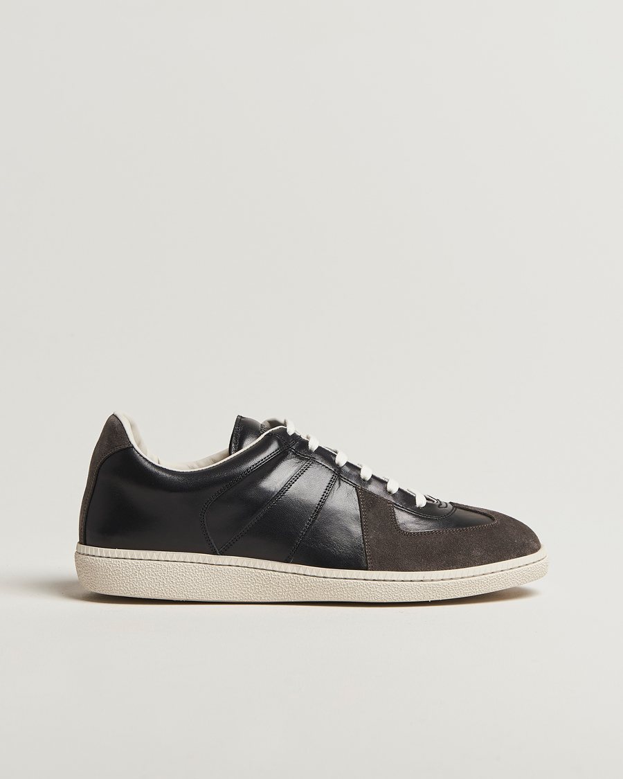Herren | Sneaker | Sweyd | Nappa/Suede Army Trainer Faded Black