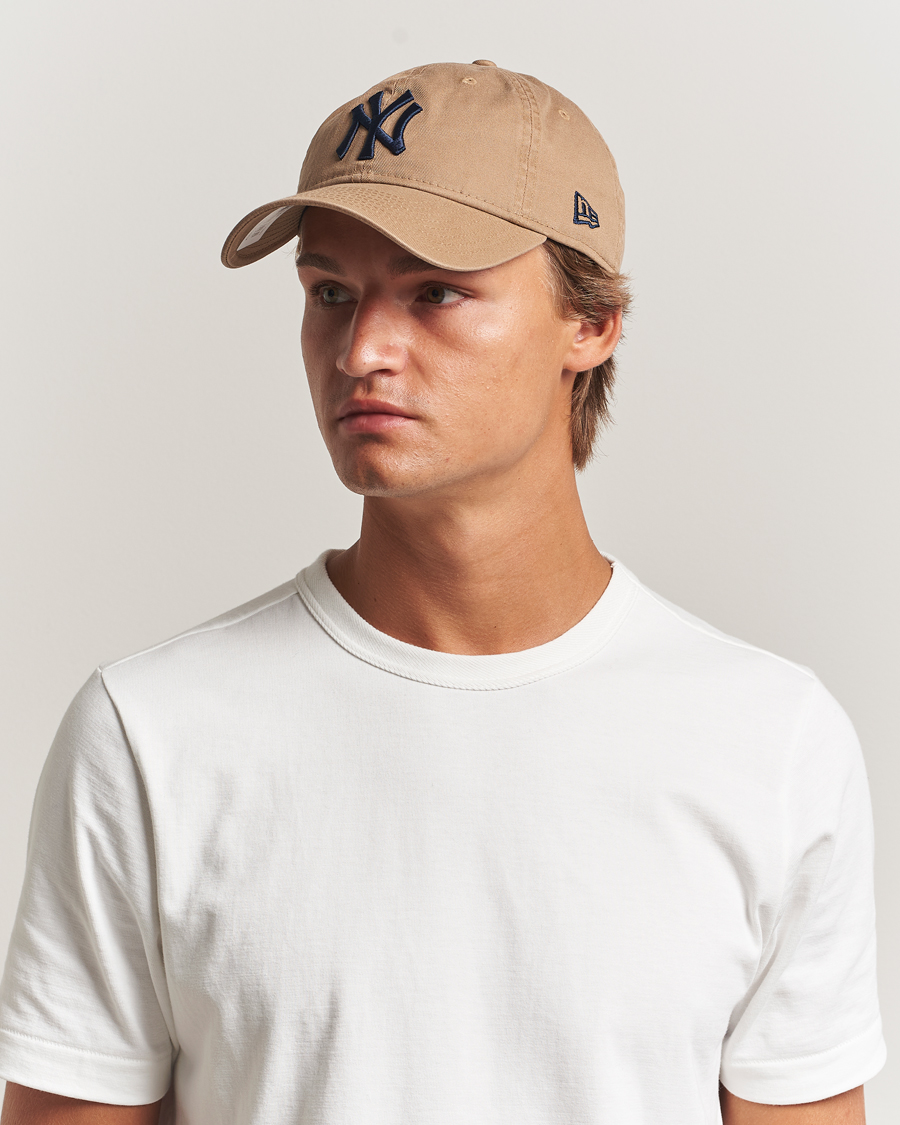 Herren | New Era 9Twenty Washed Cotton Cap Beige New York Yankees | New Era | 9Twenty Washed Cotton Cap Beige New York Yankees