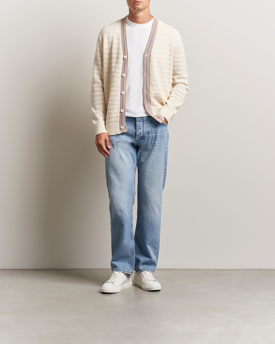 Herren | Pullover | NN07 | Josh Knitted Cardigan Ivory