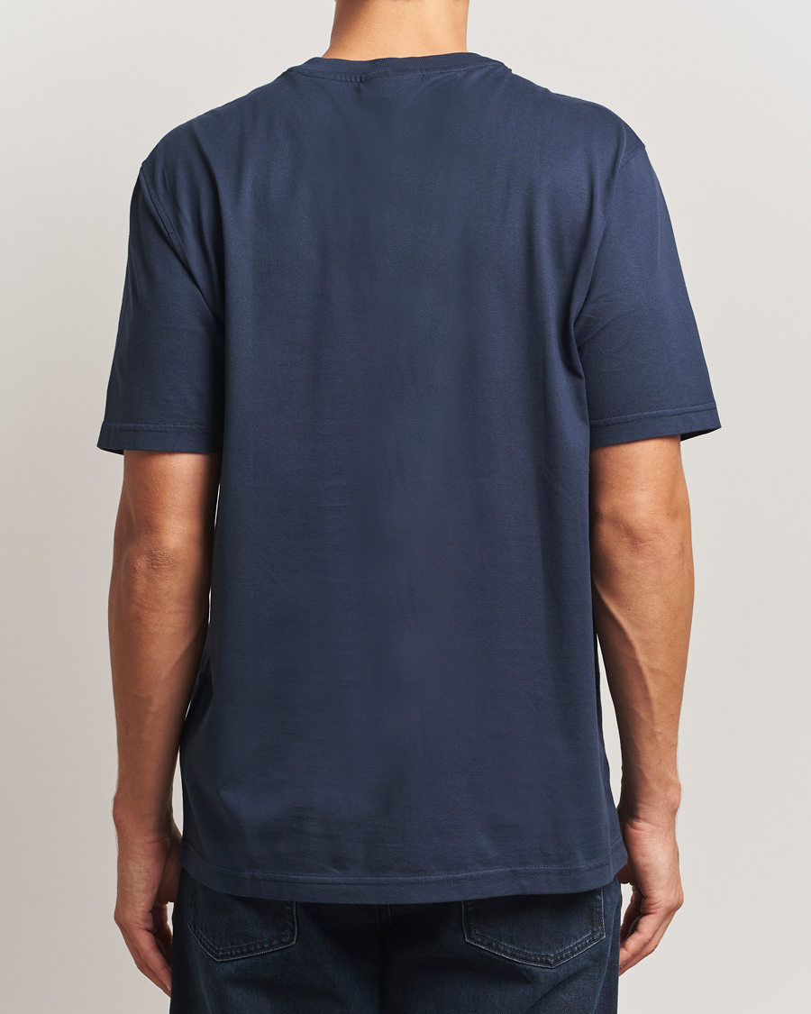 Herren | T-Shirts | NN07 | Abel Logo Crew Neck T-Shirt Navy