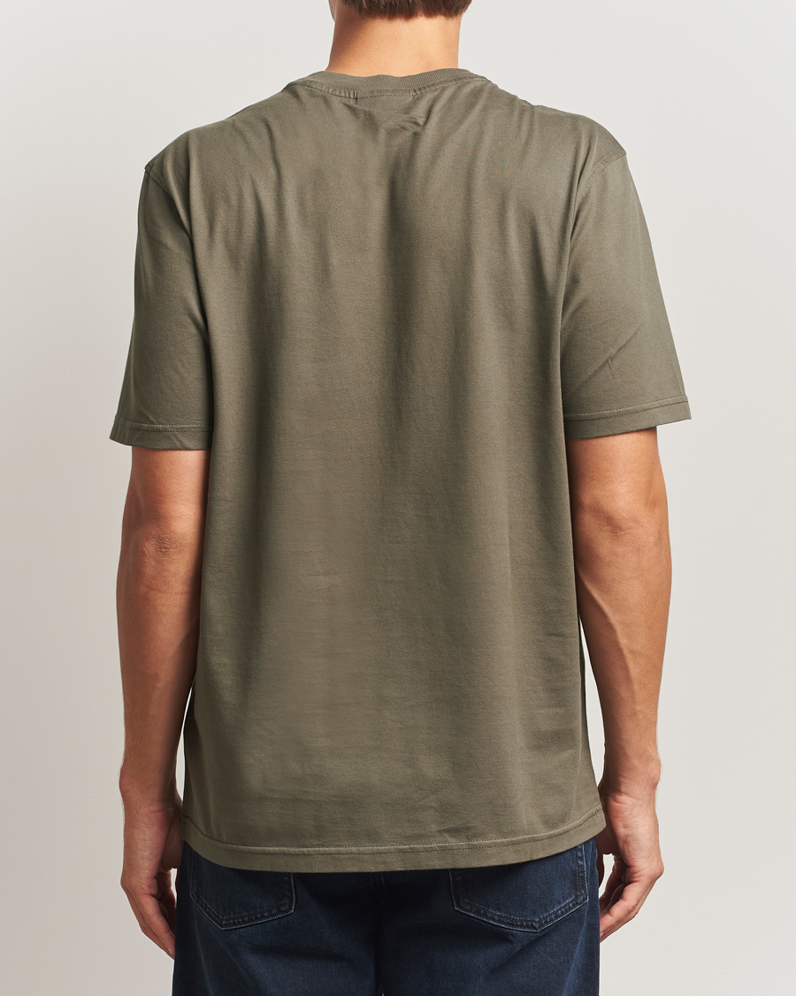 Herren | T-Shirts | NN07 | Abel Logo Crew Neck T-Shirt Capers Green