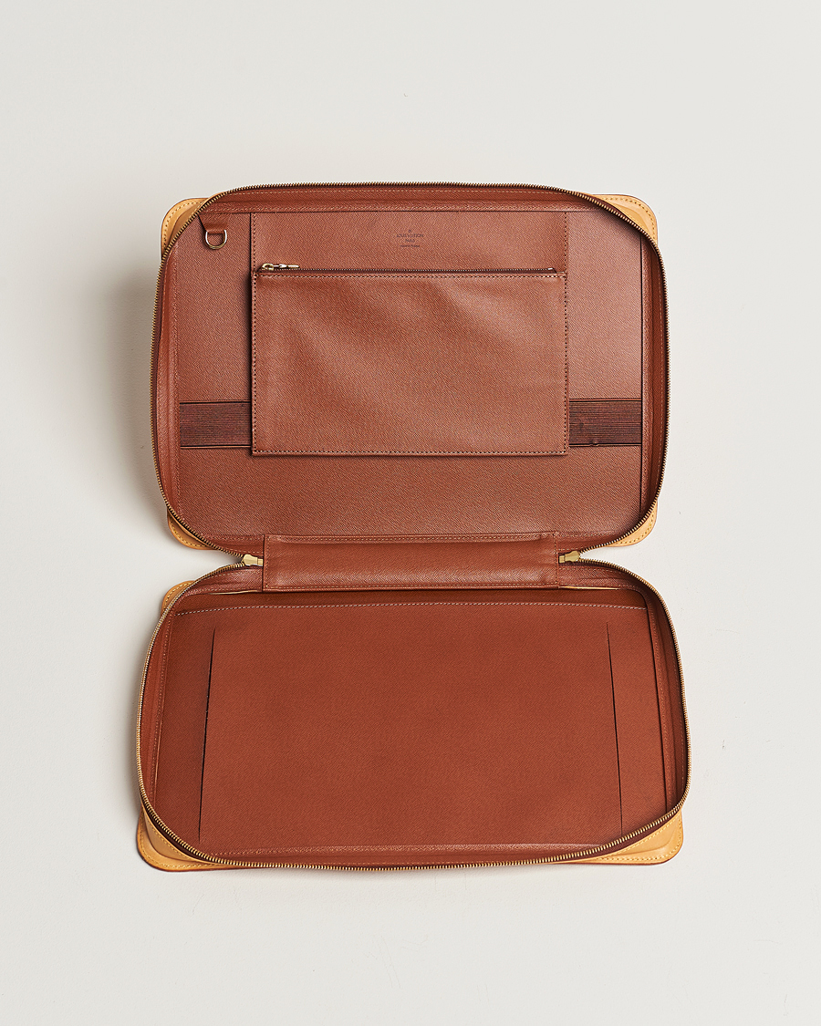 Herren | Louis Vuitton Pre-Owned Briefcase Leather   | Louis Vuitton Pre-Owned | Briefcase Leather  