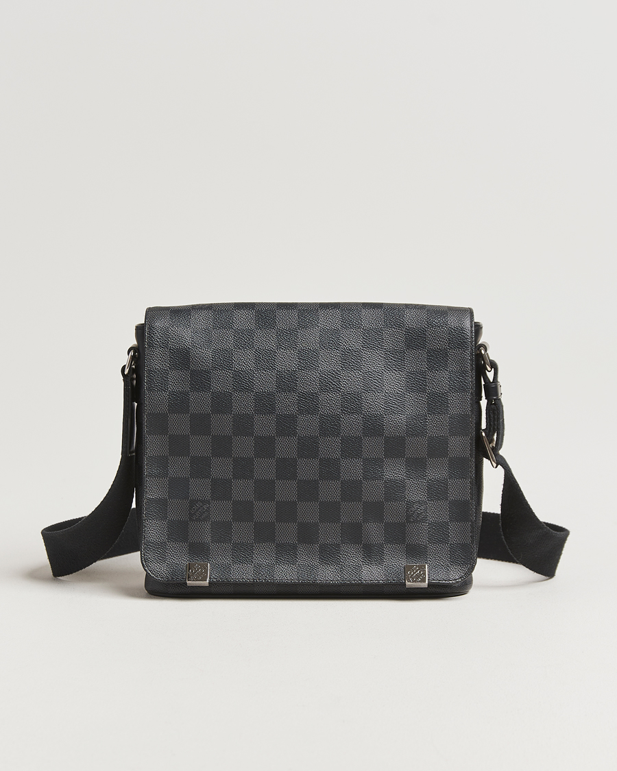Herren | Louis Vuitton Pre-Owned District PM Messenger Bag Damier Graphite | Louis Vuitton Pre-Owned | District PM Messenger Bag Damier Graphite