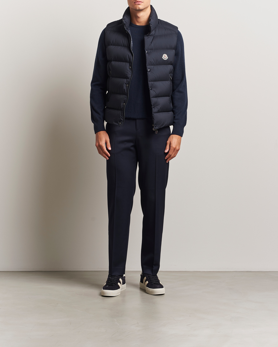 Herren | Westen | Moncler | Tibb Matte Down Vest Navy