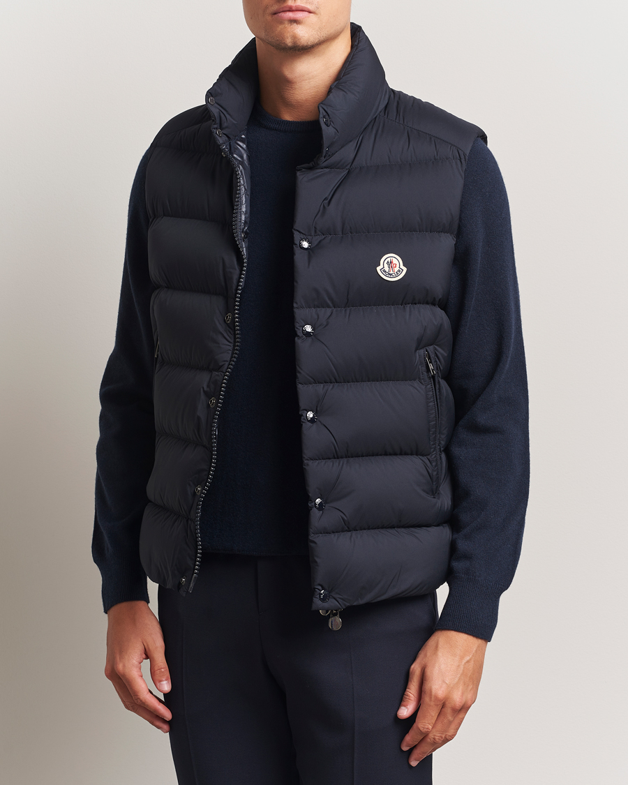 Herren | Jacken | Moncler | Tibb Matte Down Vest Navy