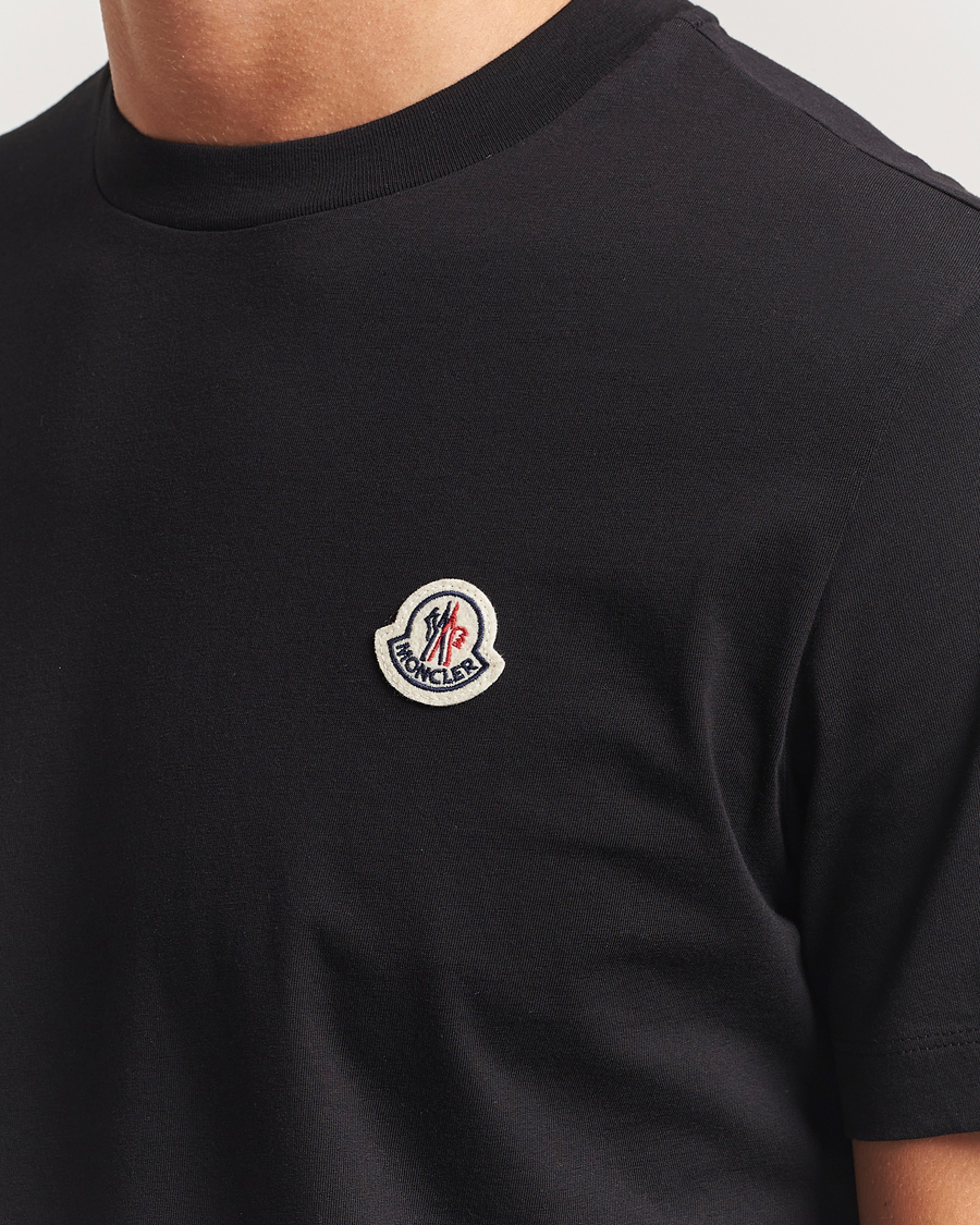 Herren | T-Shirts | Moncler | 3-Pack Logo T-Shirt Black
