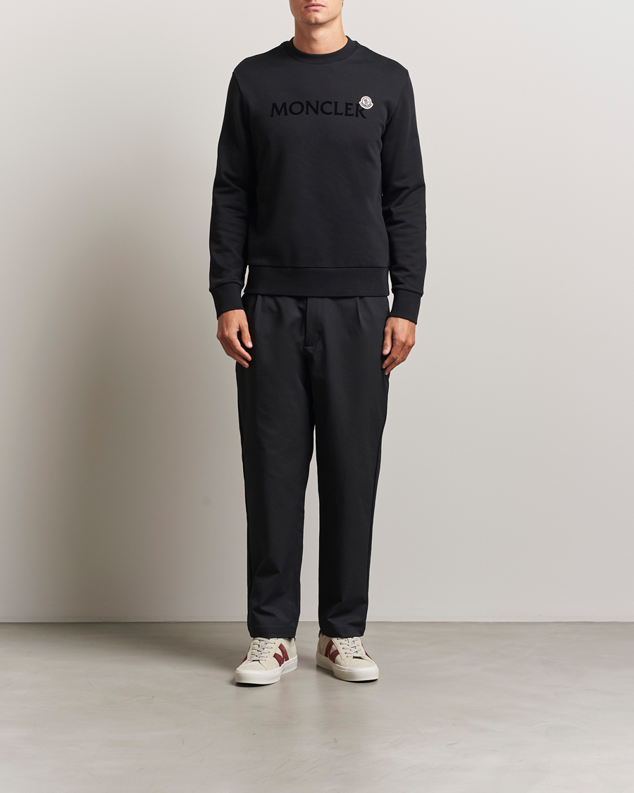 Herren | Pullover | Moncler | Lettering Logo Sweatshirt Black