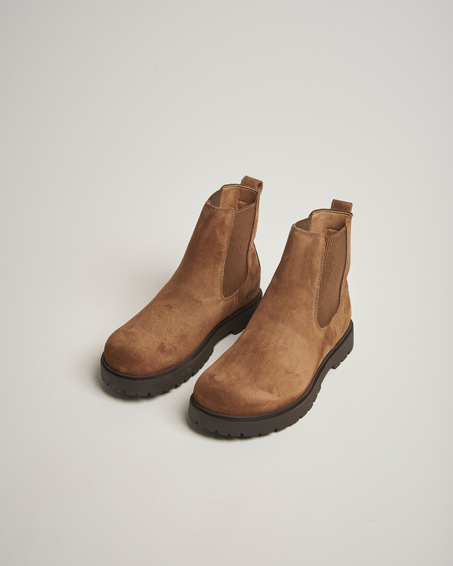 Herren | Boots | BIRKENSTOCK | Highwood Suede Chelsea Boot Dark Tea