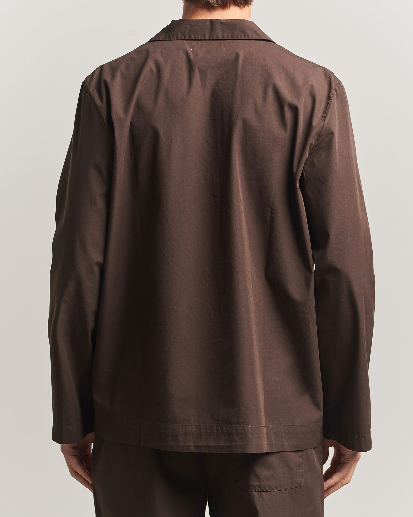 Herren | Schlafanzüge & Bademäntel | Tekla | Poplin Pyjama Shirt Coffee