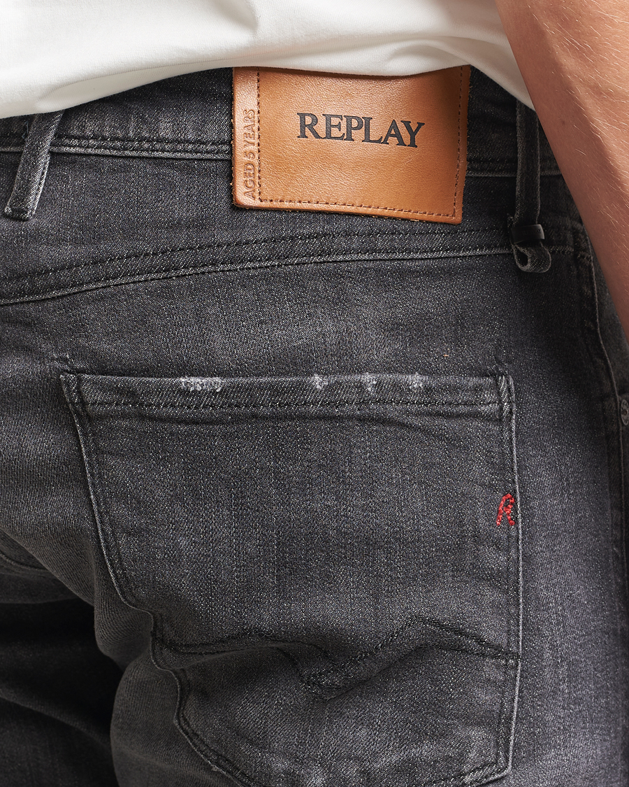 Herren | Jeans | Replay | Anbass 5 Years Wash Jeans Washed Black