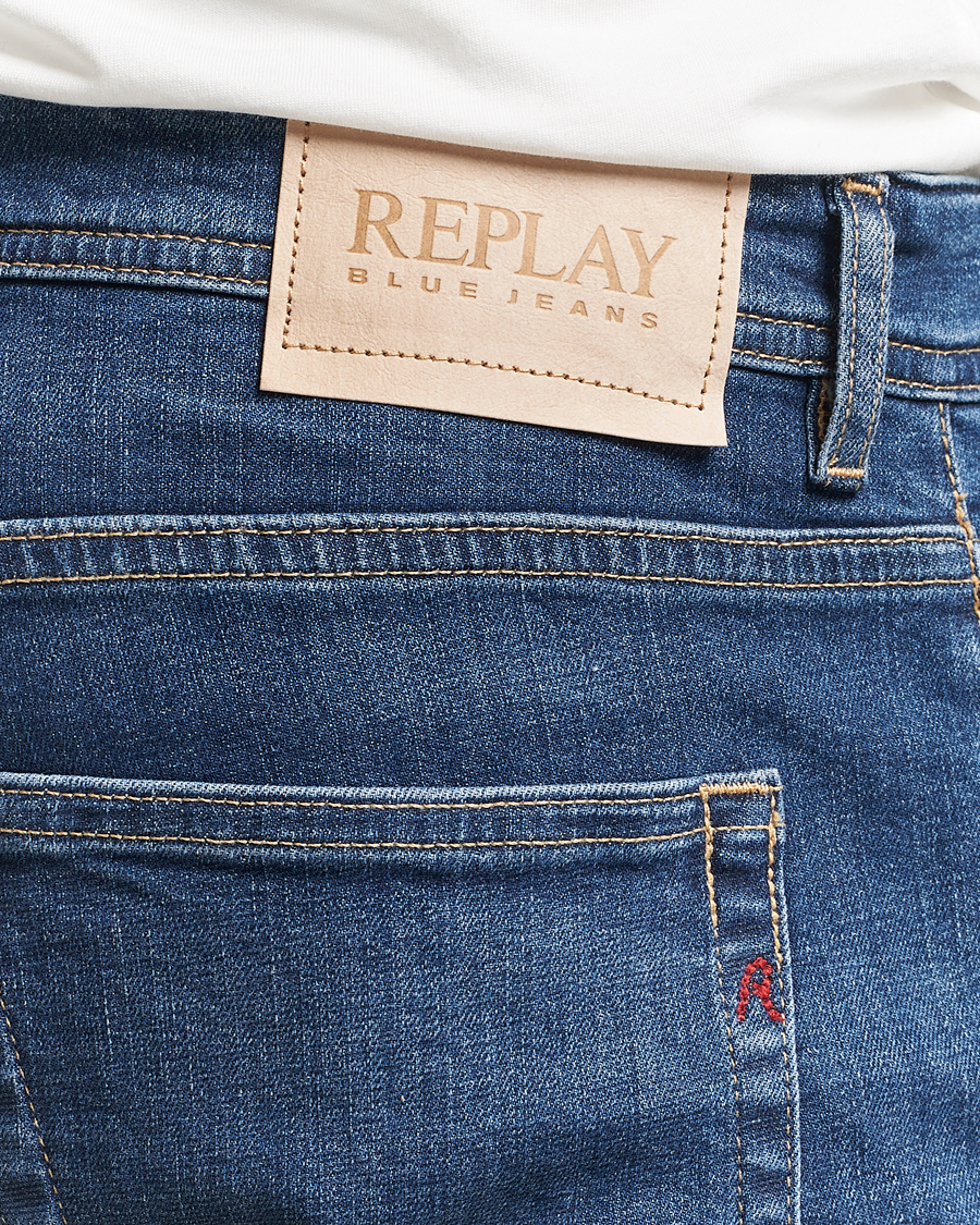 Herren | Jeans | Replay | Grover Super Stretch Bio Jeans Medium Blue