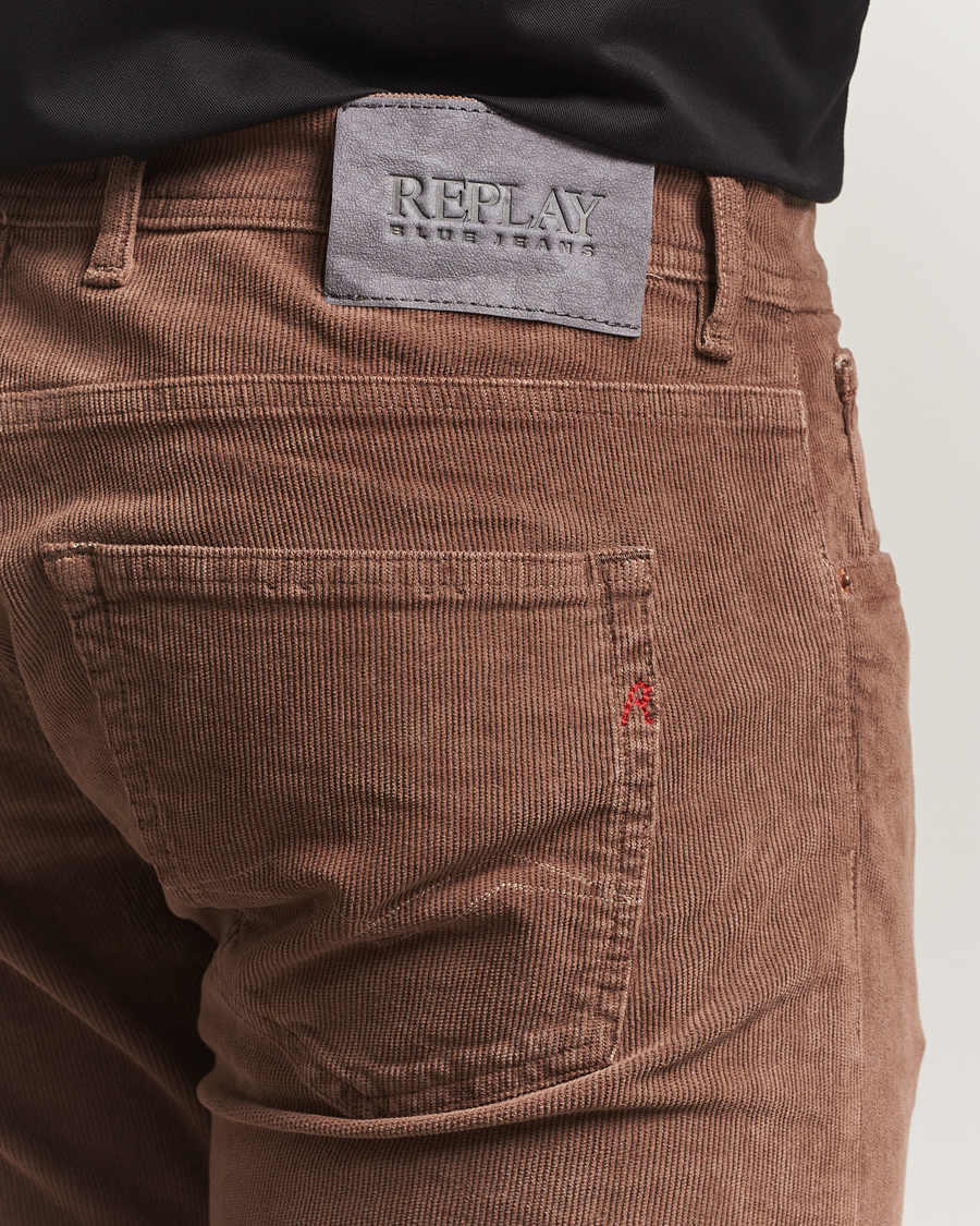Herren | Hosen | Replay | Grover Corduroy 5-Pocket Pants Biscuit Brown