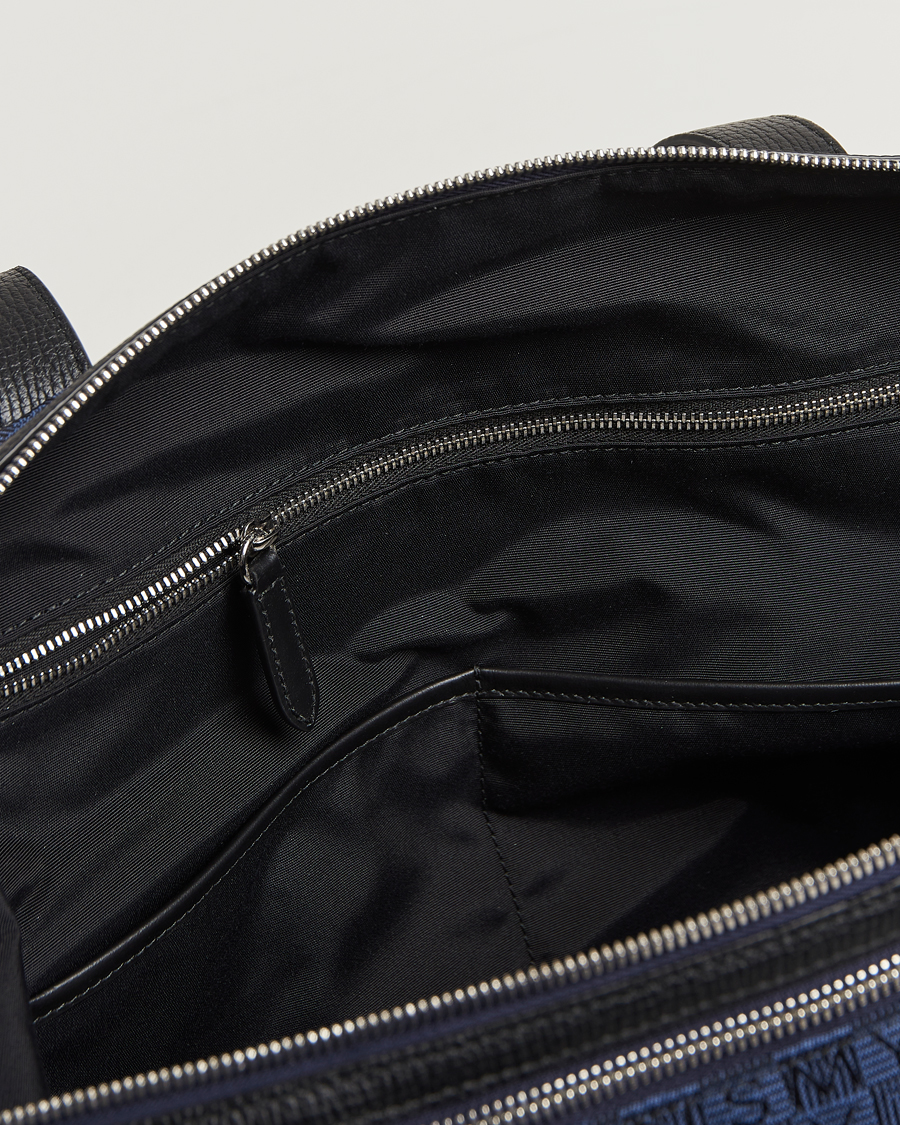 Herren | Taschen | Smythson | Canvas Stamp Small Travel Bag Navy