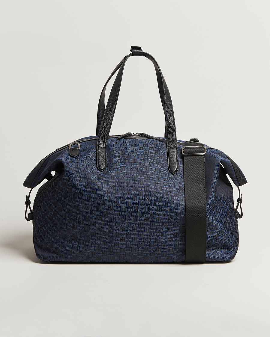 Herren | Taschen | Smythson | Canvas Stamp Travel Bag Navy