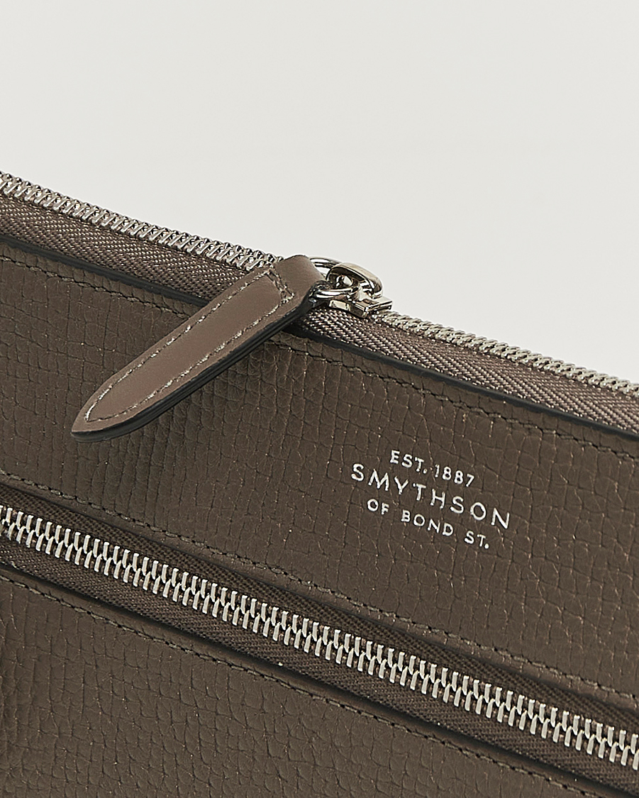 Herren | Taschen | Smythson | Ludlow Flat Organiser Pouch Dark Taupe