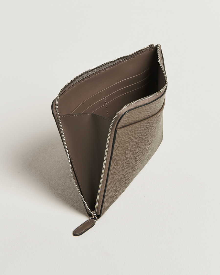 Herren | Taschen | Smythson | Ludlow Flat Organiser Pouch Dark Taupe