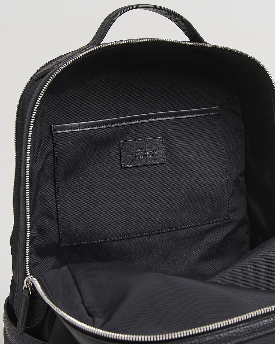 Herren | Taschen | Smythson | Canvas Norton Backpack Black