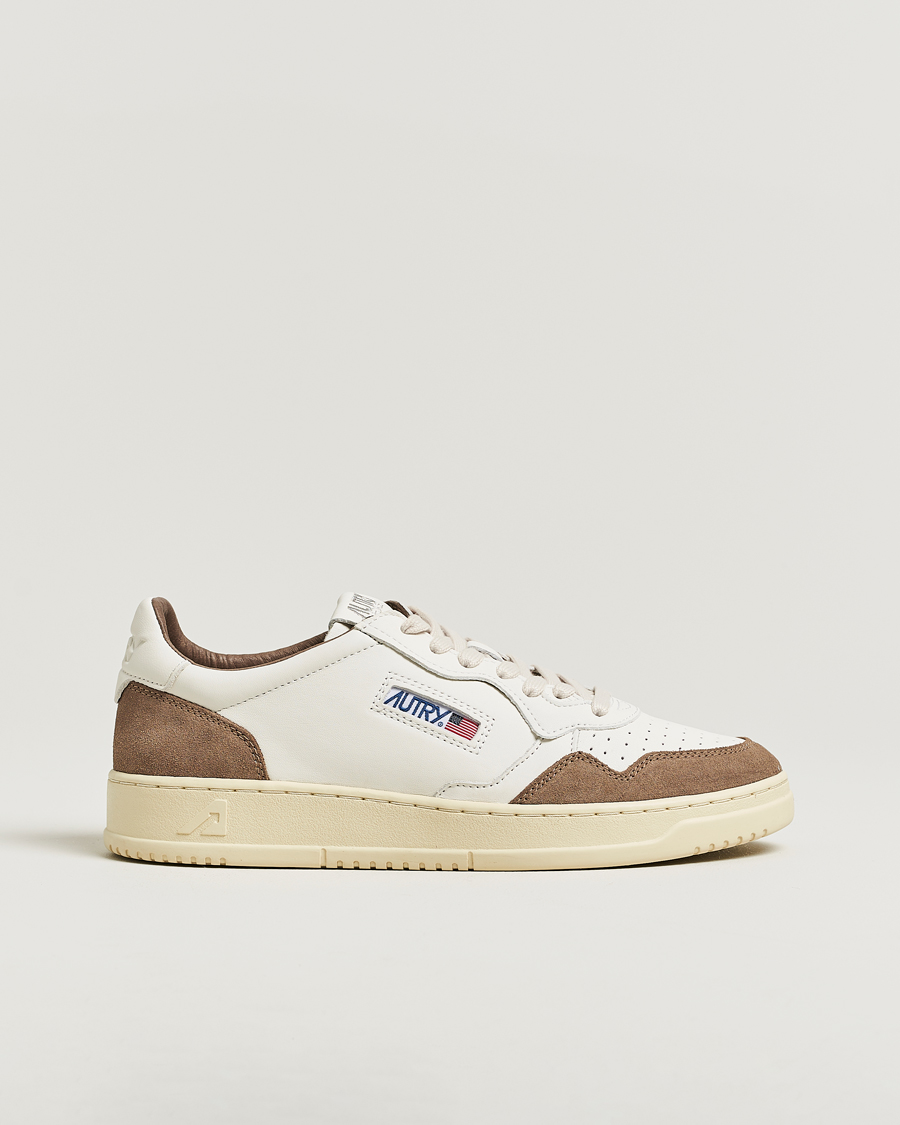 Herren | Sneaker | Autry | Medalist Low Sneaker White/Tobacco