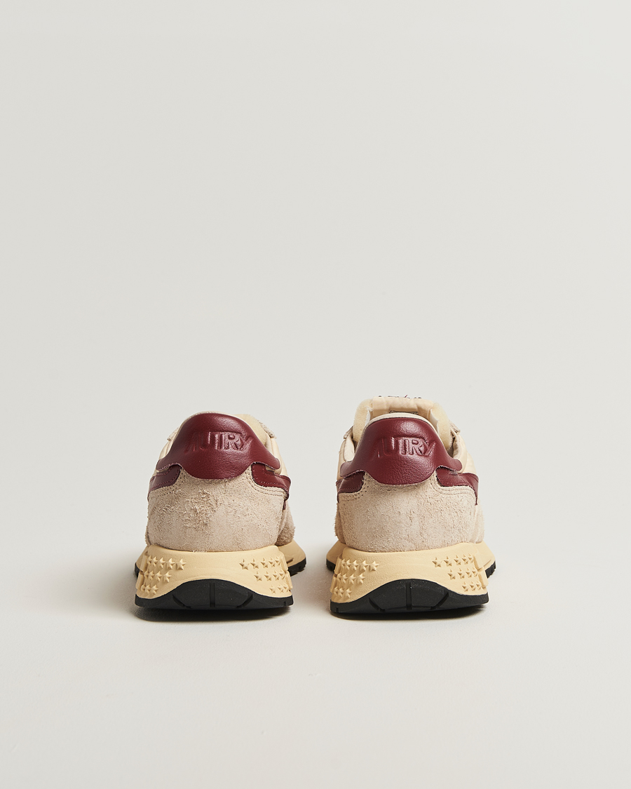 Herren | Sneaker | Autry | Reelwind Running Sneaker Ecru/Wine