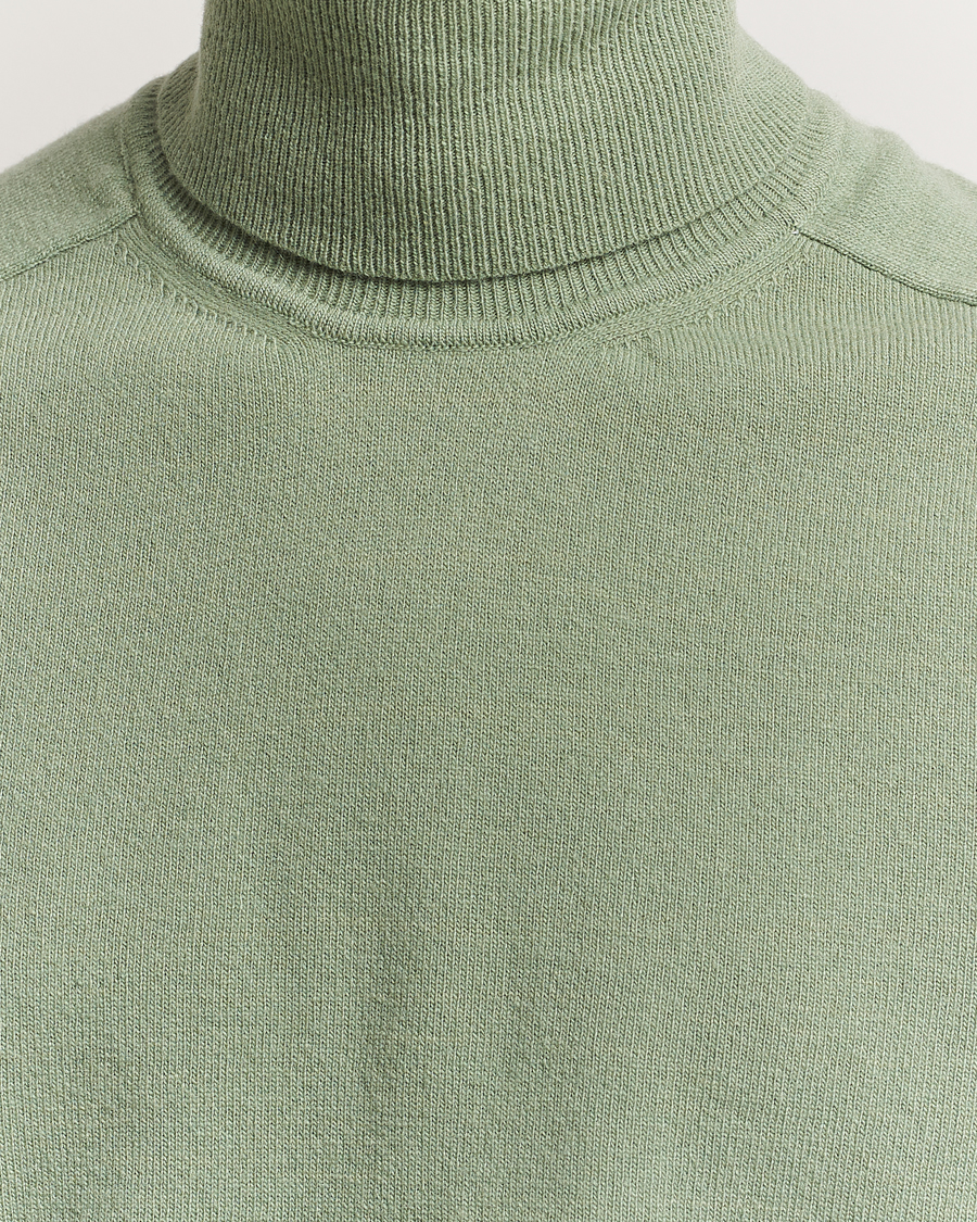 Herren | Pullover | Altea | Wool/Cashmere Rollneck Green