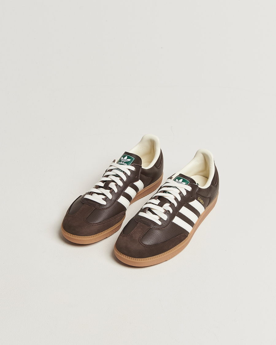 Herren | adidas Originals Samba OG Sneaker Dark Brown/Off White | adidas Originals | Samba OG Sneaker Dark Brown/Off White