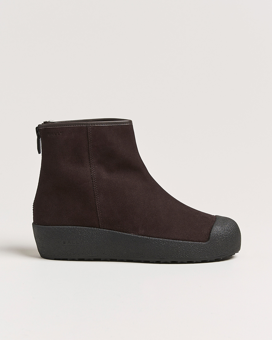 Herren | Bally Guard III M Soft Curling Boot Brown | Bally | Guard III M Soft Curling Boot Brown
