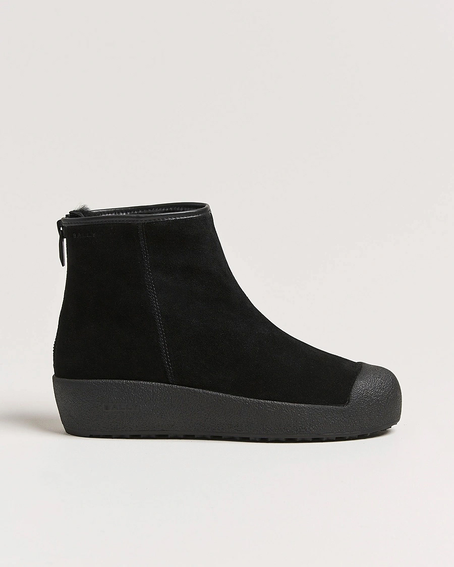 Herren | Bally Guard III M Soft Curling Boot Black | Bally | Guard III M Soft Curling Boot Black