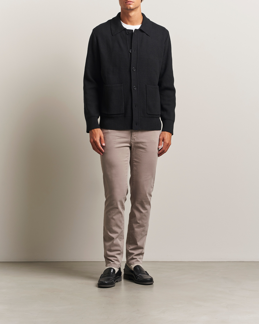 Herren | Hosen | Brax | Cadiz Cotton Satin 5-Pocket Pants Stone