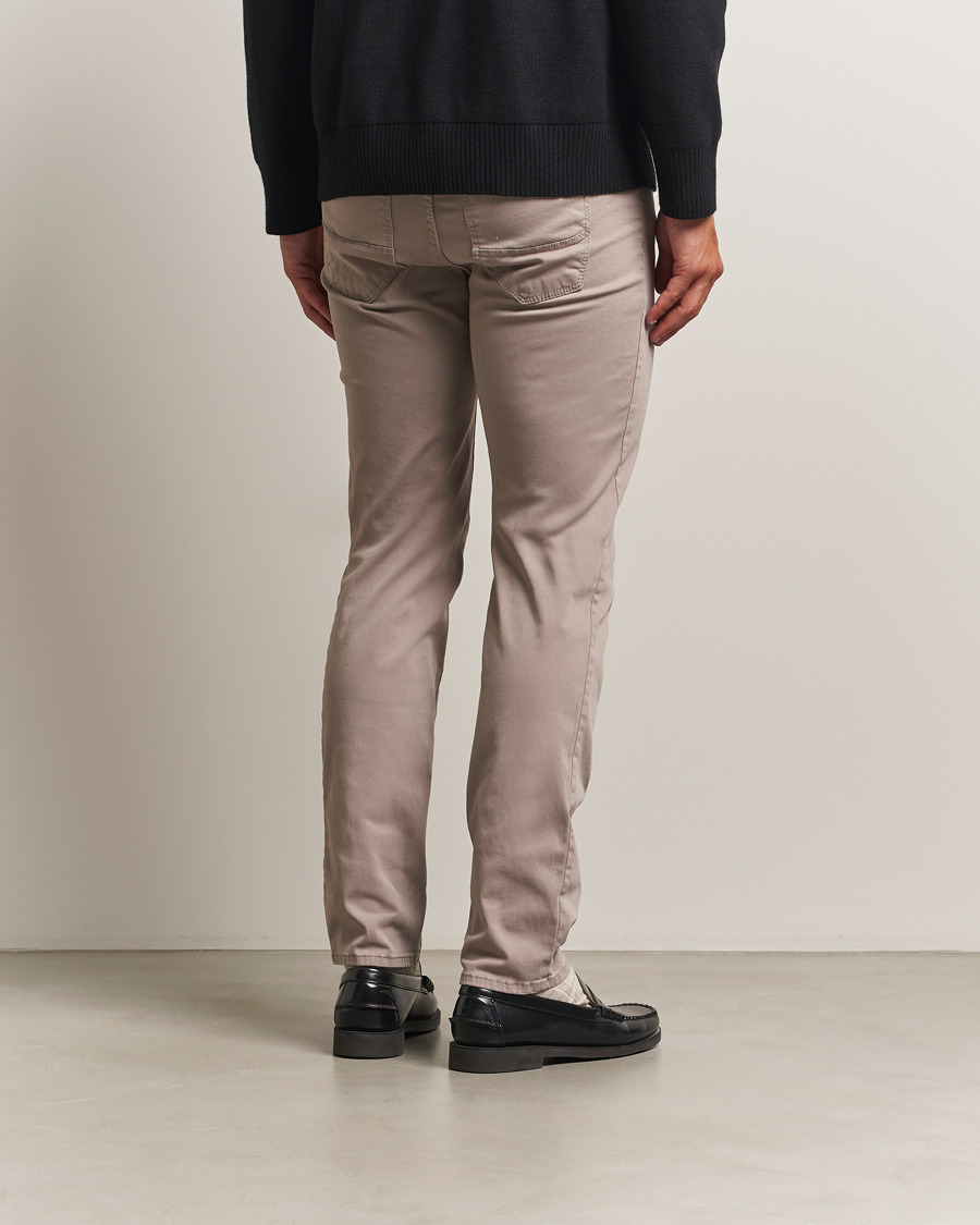 Herren | Hosen | Brax | Cadiz Cotton Satin 5-Pocket Pants Stone
