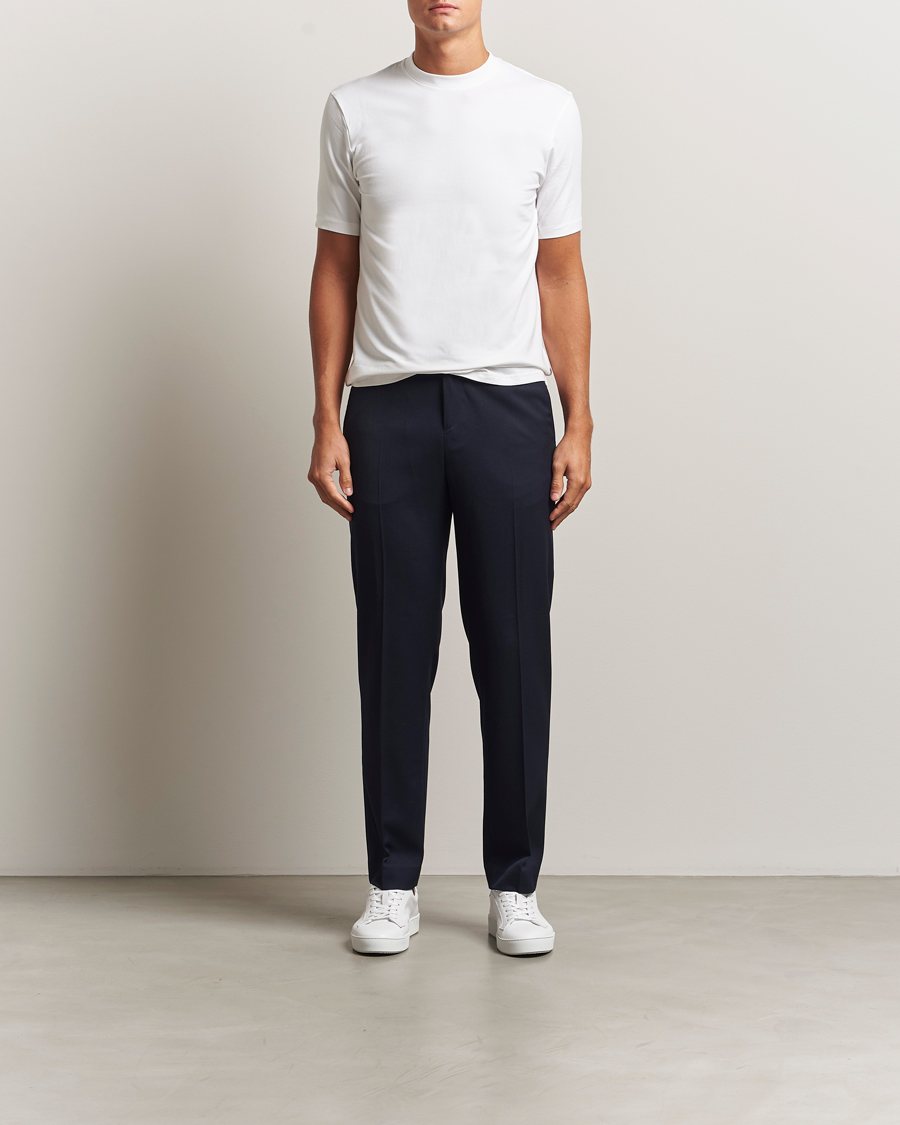 Herren | T-Shirts | Bread & Boxers | High Neck T-Shirt White