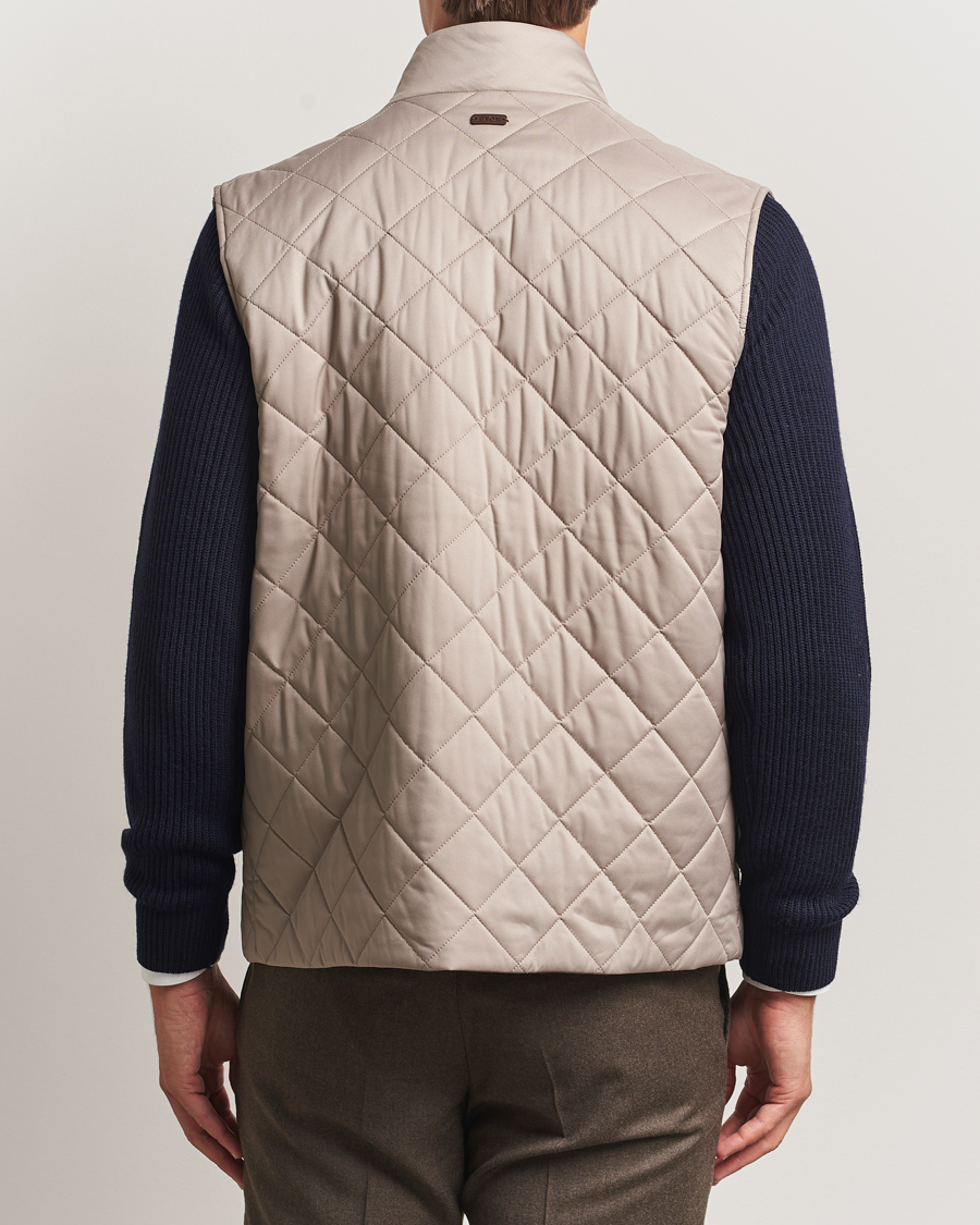 Herren | Westen | Eton | Quilted Shell Vest Beige