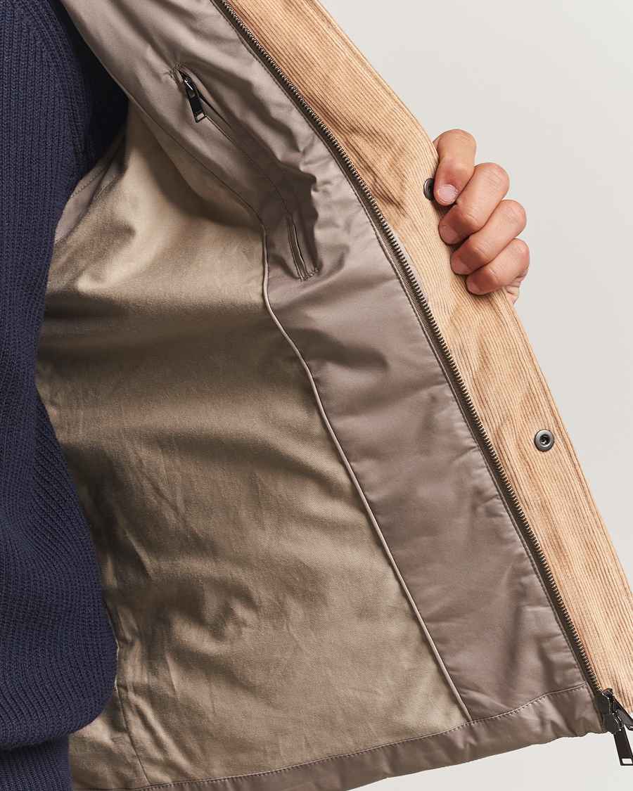 Herren | Westen | Eton | Quilted Shell Vest Beige