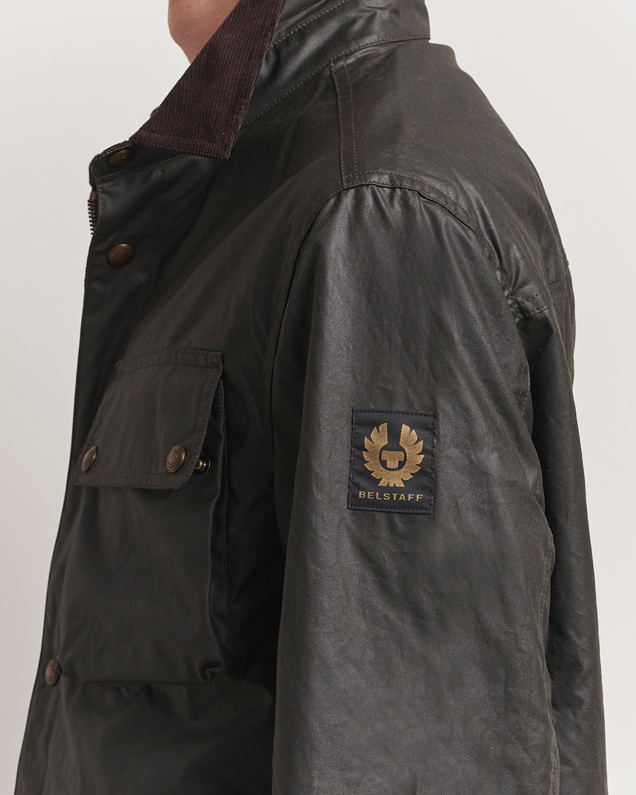Herren | Jacken | Belstaff | Ground Wax Jacket Faded Olive