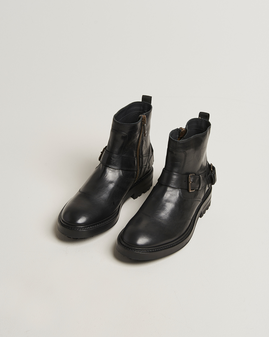 Herren | Belstaff Trailmaster Leather Boot Black | Belstaff | Trailmaster Leather Boot Black