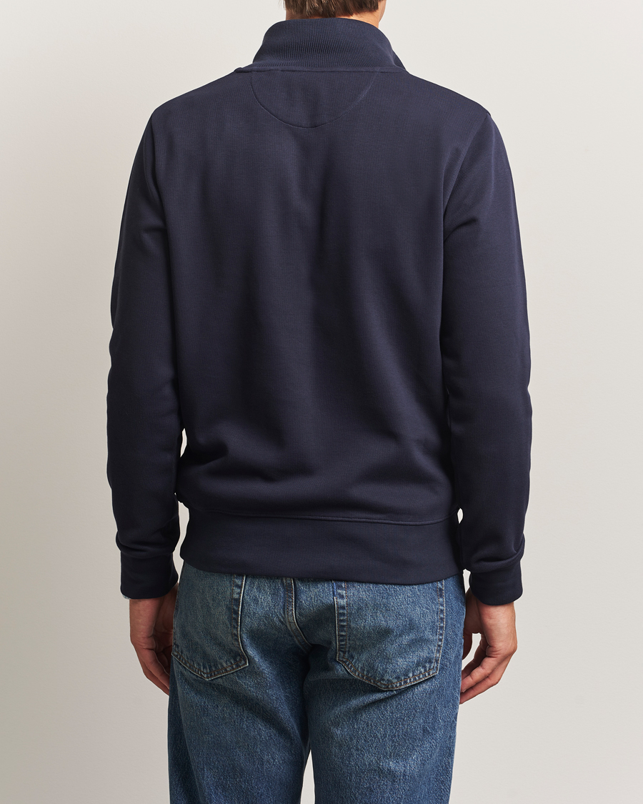Herren | Pullover | GANT | Sacker Rib Half Zip Evening Blue