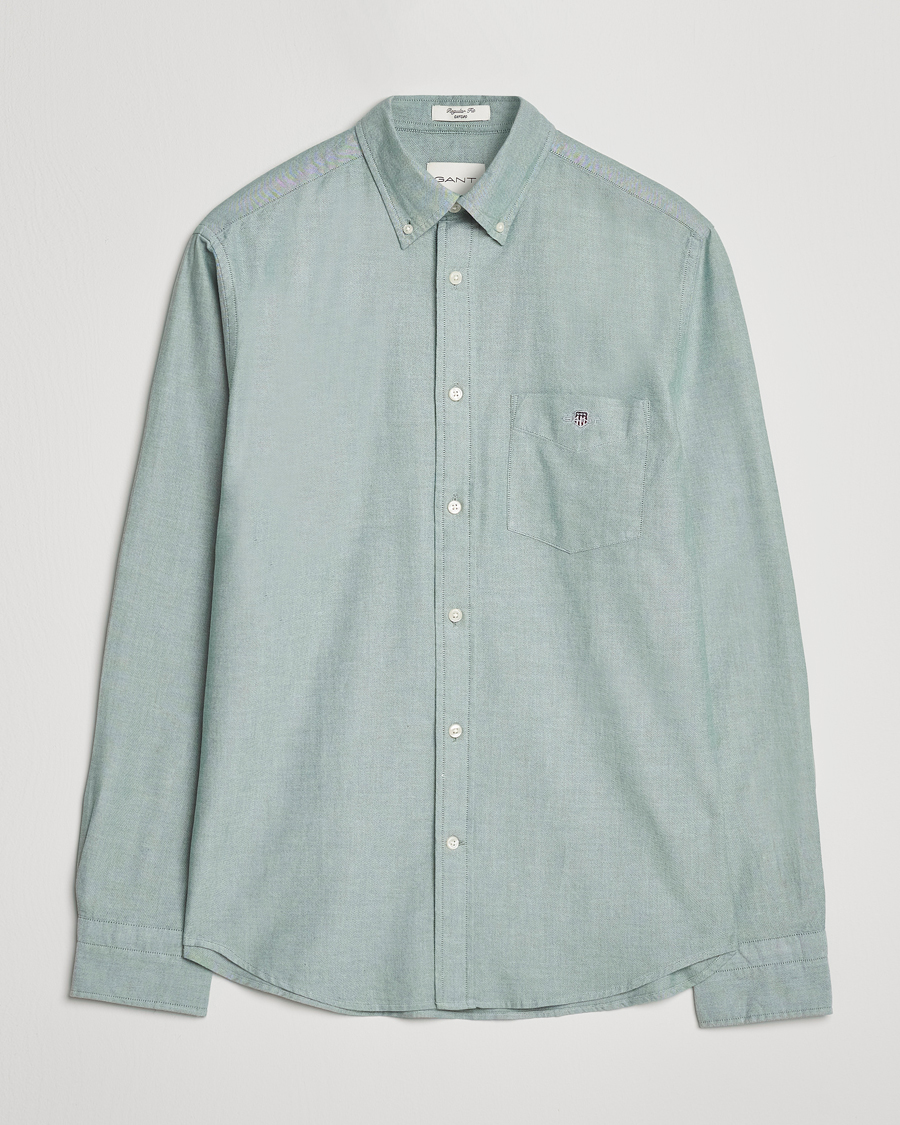 Herren | Hemden | Gant | Regluar Fit Classic Oxford Shirt Forest Green