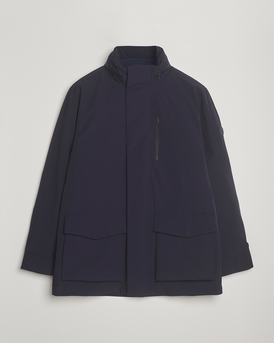 Herren | Jacken | Gant | Double Mid Length Field Jacket Evening Blue