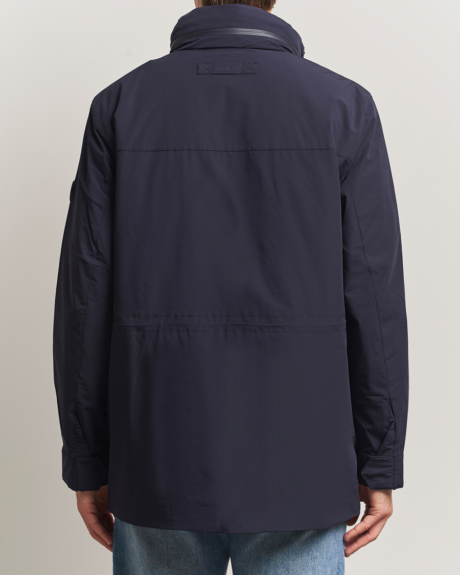 Herren | Jacken | Gant | Double Mid Length Field Jacket Evening Blue