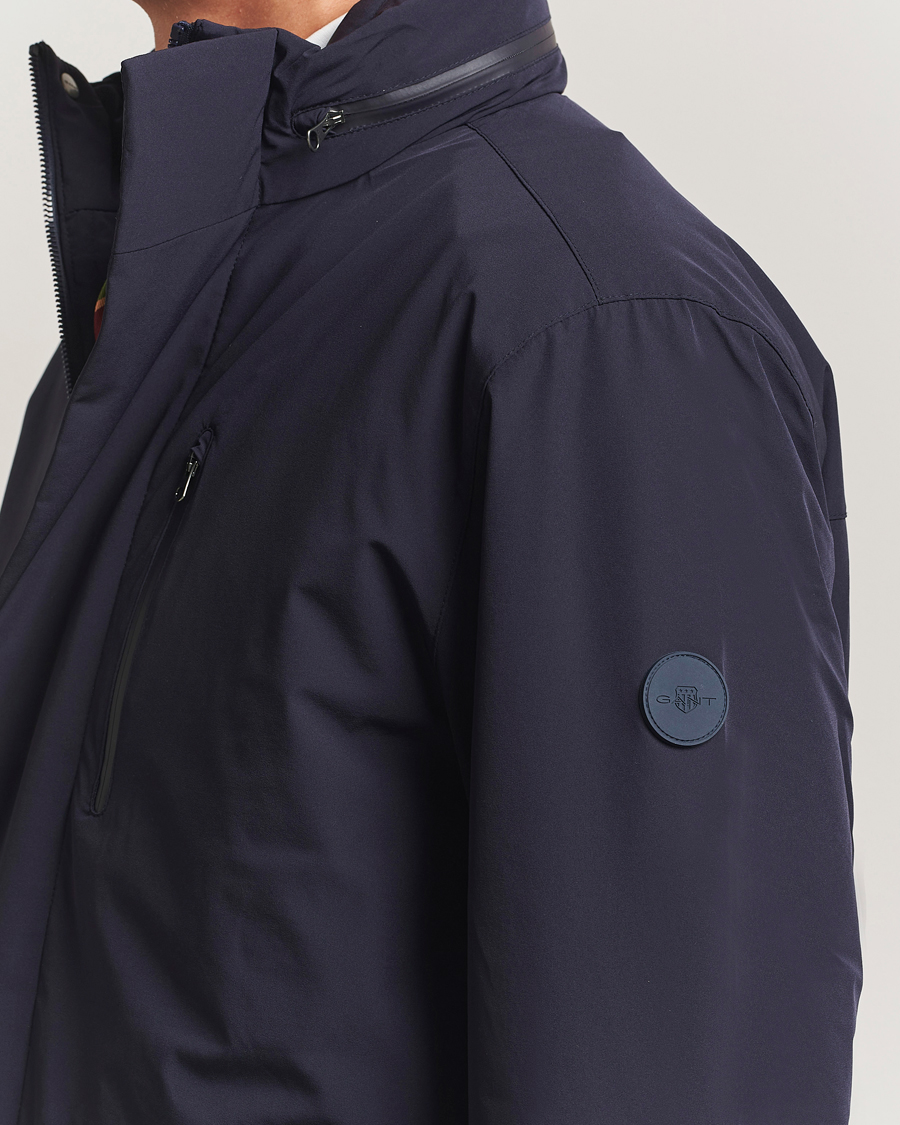 Herren | Jacken | Gant | Double Mid Length Field Jacket Evening Blue