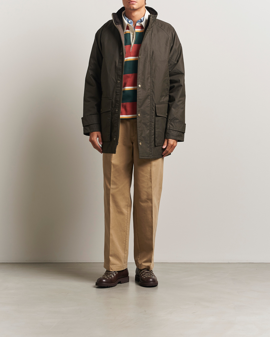 Herren | Jacken | GANT | Double Decker Waxed Jacket Dark Sage