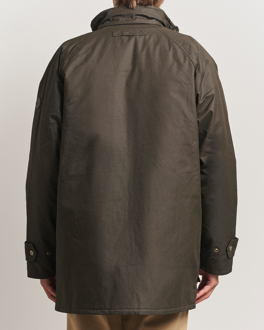 Herren | Jacken | GANT | Double Decker Waxed Jacket Dark Sage